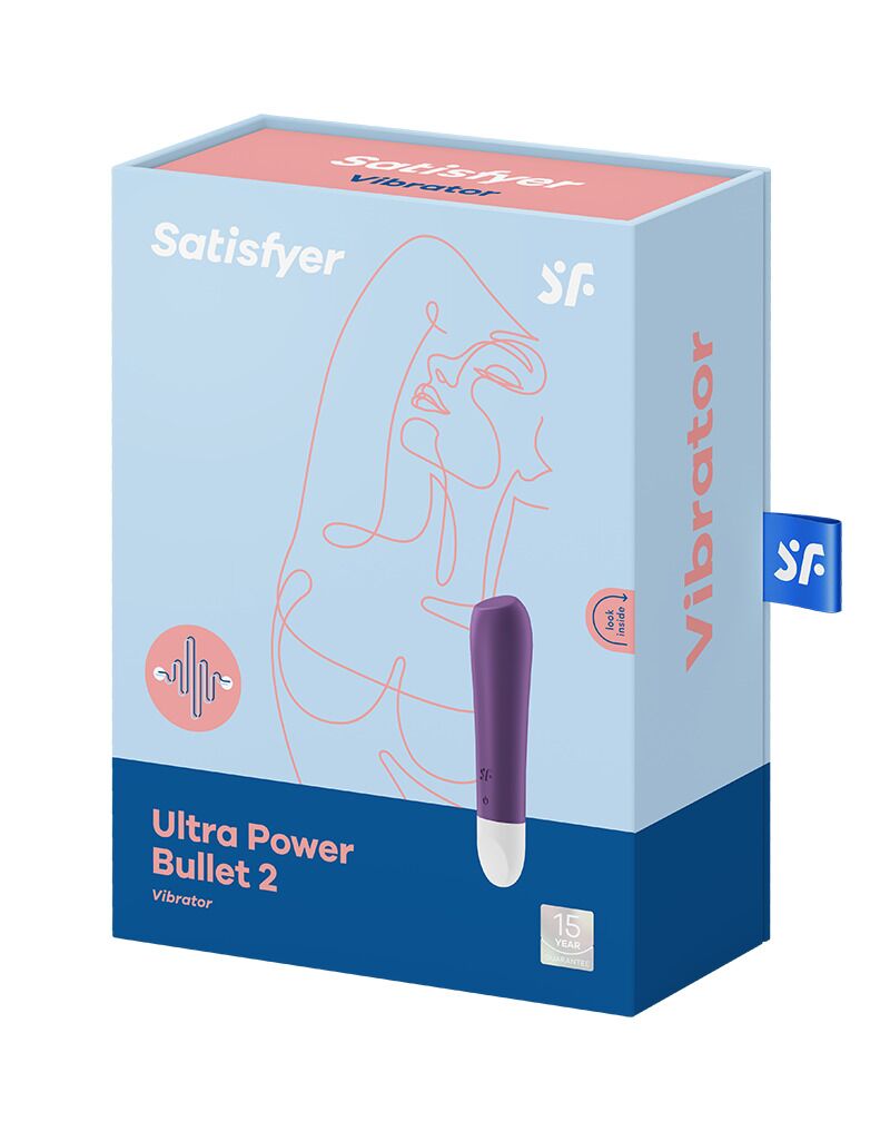фото Вибропуля перезаряжаемая Ultra Power Bullet 2 Violet