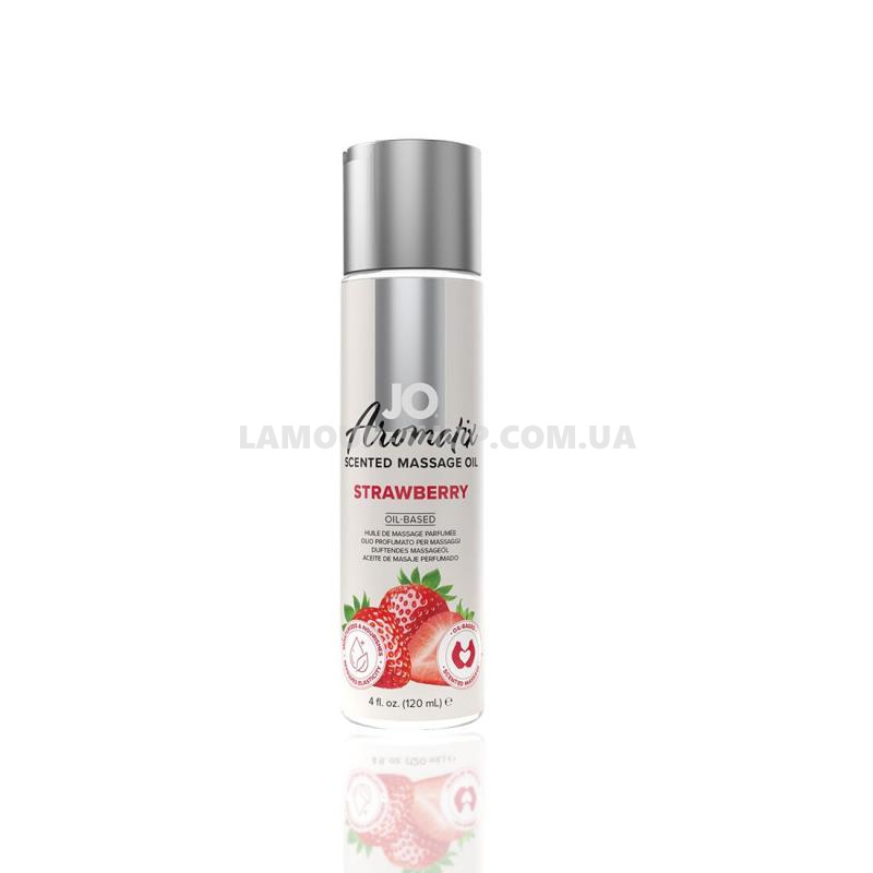 фото Масажна олія System JO Aromatix - Massage Oil - Strawberry 120 мл