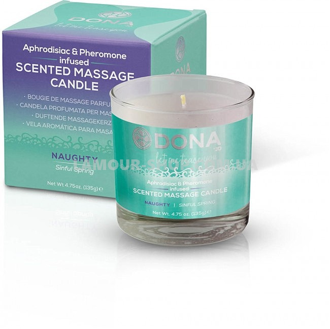 фото Массажная свеча Dona Scented Massage Candle Sinful Spring Naughty 135 гр