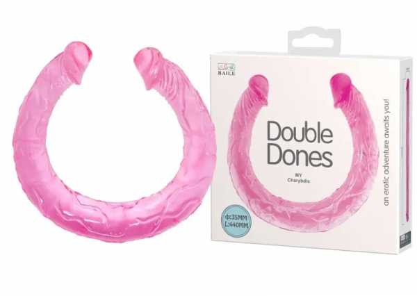 Подвійний фалоімітатор "Double Dong" PINK
