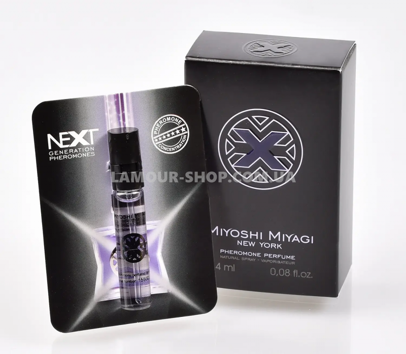 фото Духи з феромонами для чоловіків Miyoshi Miyagi Next "X" for MAN, 2,4 ml