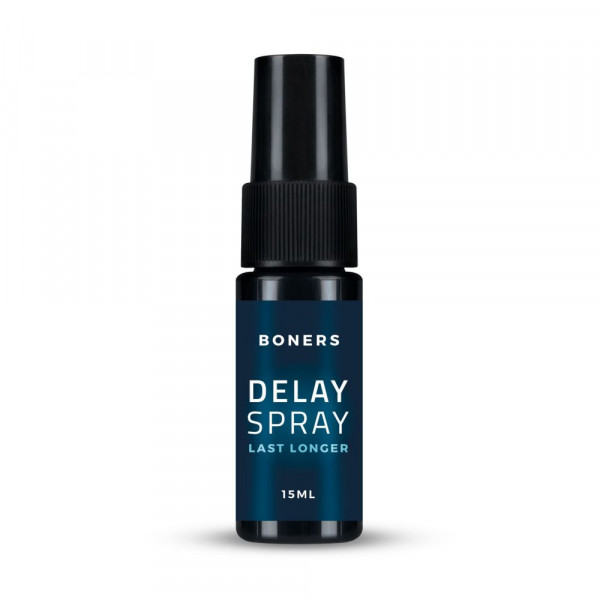 Спрей-пролонгатор Boners Delay Spray 15 мл, легкий анестетик лаурет-9 + метил лактат