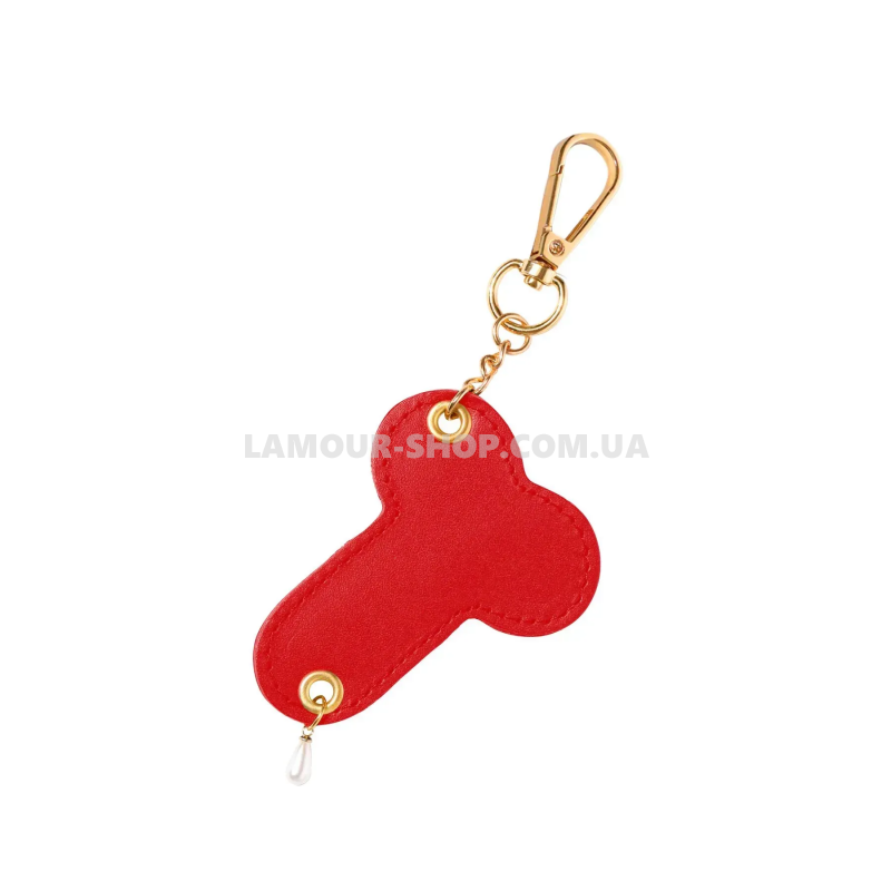 фото Брелок на карабіні для ключів Art of Fhallus, Червоний