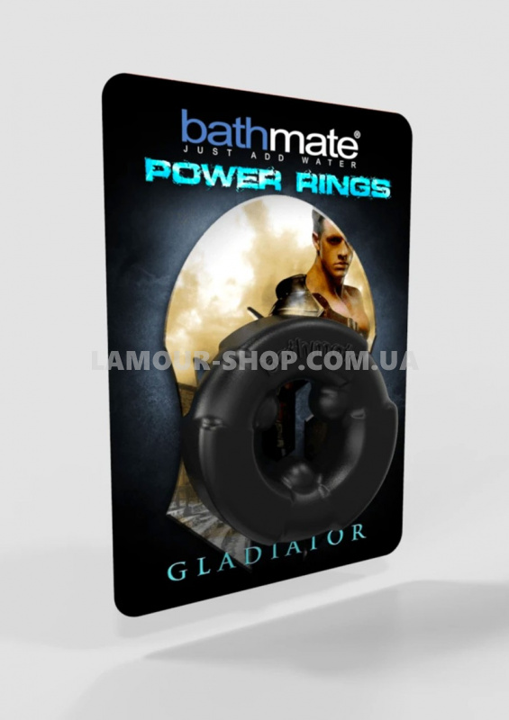 Bathmade Эрекционное кольцо Bathmate Power Ring Gladiator Black фото фото Эрекционное кольцо Bathmate Power Ring Gladiator Black