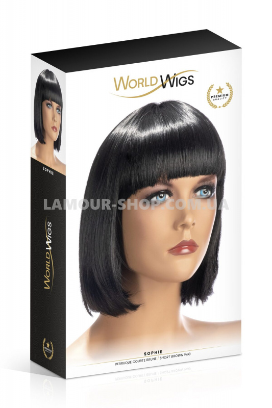 Перука World Wigs SOPHIE SHORT BROWN фото фото Перука World Wigs SOPHIE SHORT BROWN