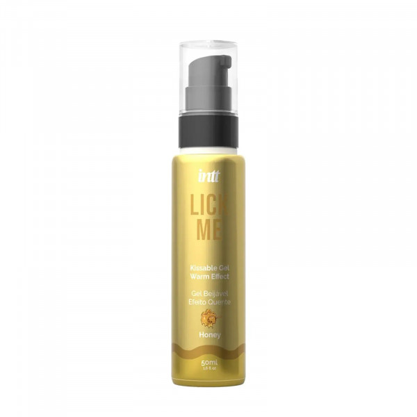 Гель для оральних пестощів із зігрівальним ефектом INTT Lick Me Kissable Gel Honey 50