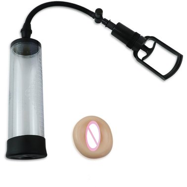 фото Вакуумна помпа з ручним насосом Men Powerup Black