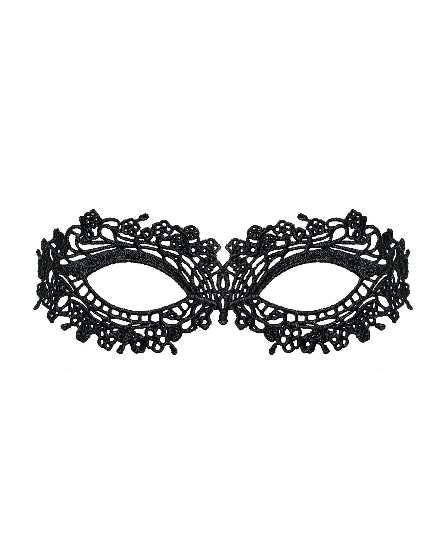 фото Мереживна маска Obsessive A710 mask, єдиний розмір, чорна