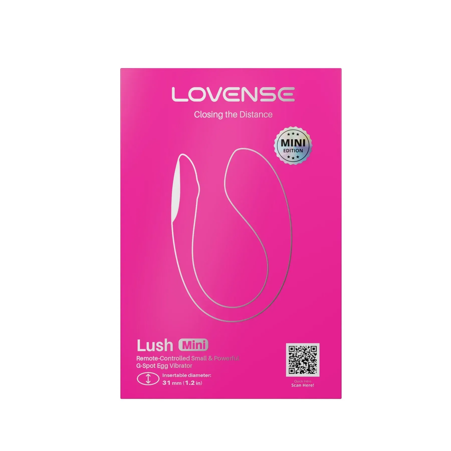 фото Міні смарт-віброяйце  Lovense Lush Mini, зменшена версія Lovense Lush 4