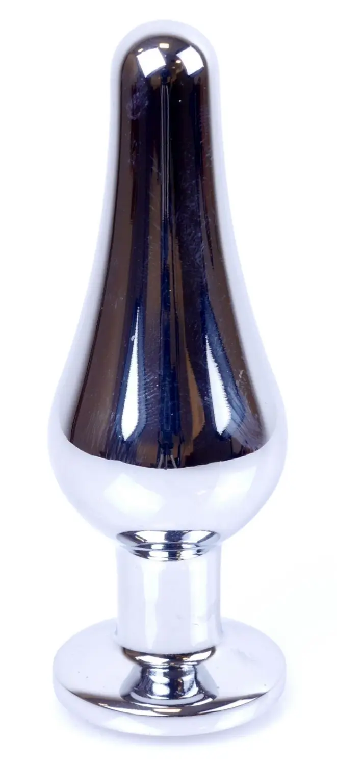 фото Анальна пробка Boss Series - Jewellery Silver BUTT PLUG Clear