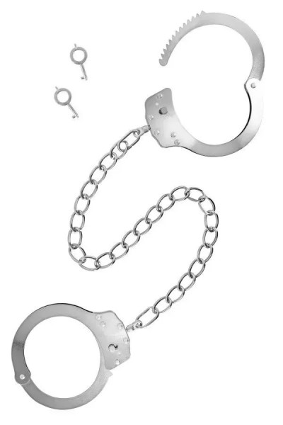 Металеві поножі  Fetish Tentation Adjustable metal ankle cuffs