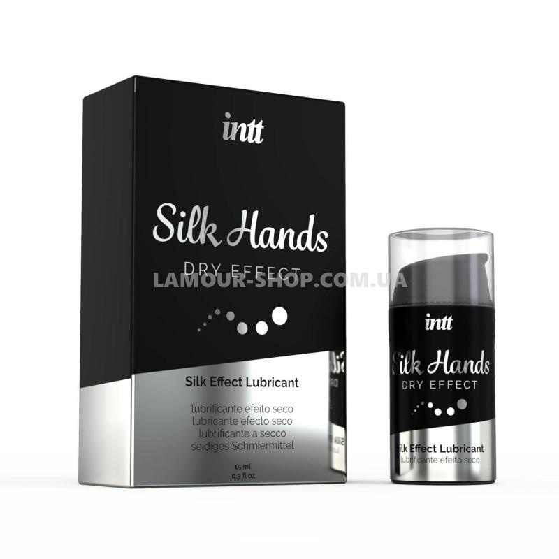 фото Лубрикант на силиконовой основе Intt Silk Hands (15 мл) с матовым эффектом
