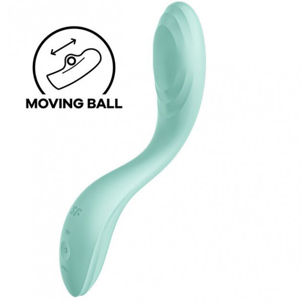 Вібратор із перловою стимуляцією точки G Satisfyer Rrrolling Pleasure Mint