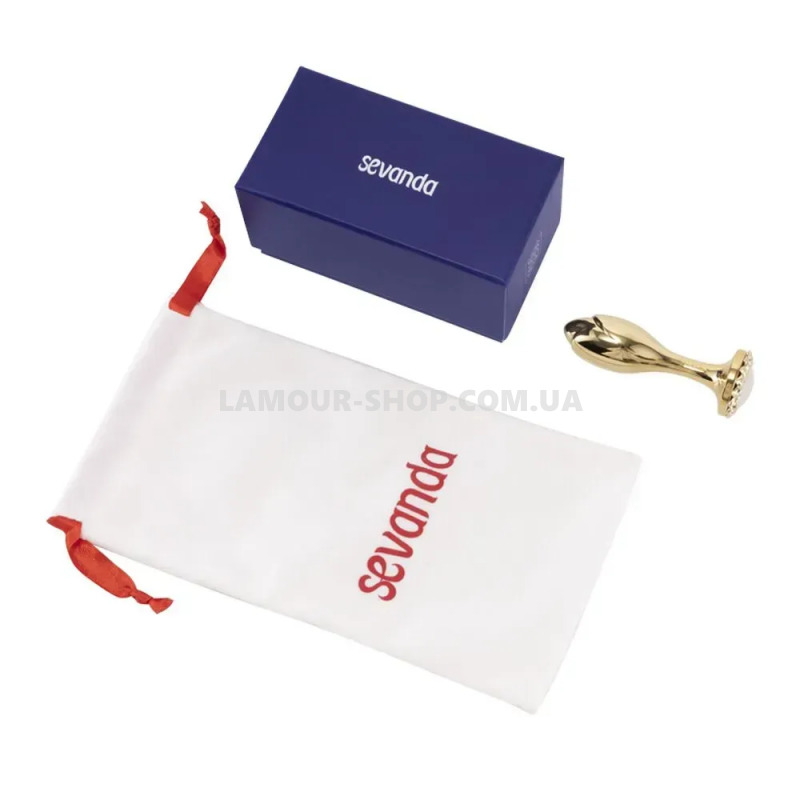 фото Анальна пробка  LOCKINK SEVANDA Pearl Rose-shape Anal Plug