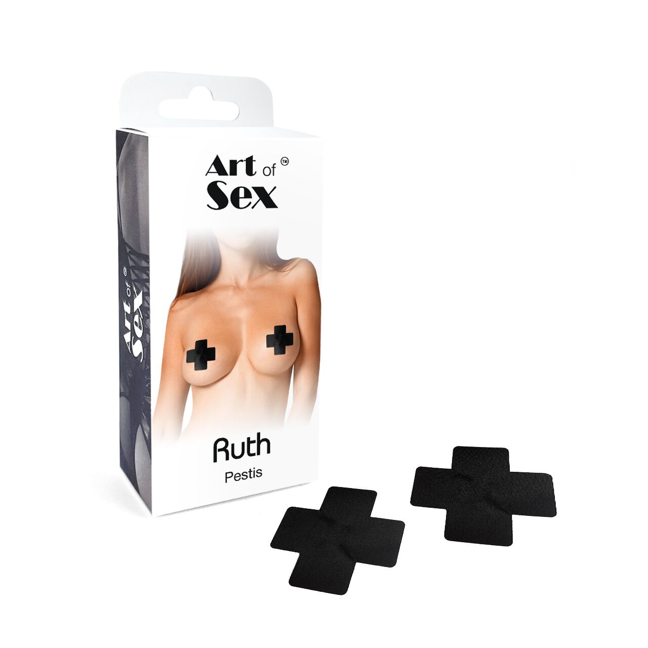 фото Сексуальні наклейки на груди Art of Sex – Ruth. Чорний