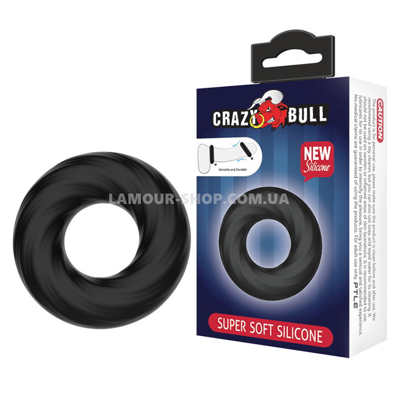 фото Ерекційне кільце Crazy Bull Super Soft Silicone