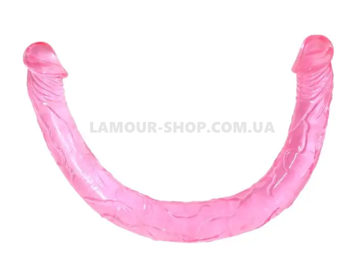 LyBaile Подвійний фалоімітатор "Double Dong" PINK фото фото Подвійний фалоімітатор "Double Dong" PINK