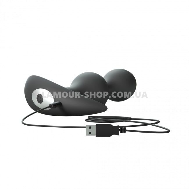 фото Анальний стимулятор гнучкий з вібрацією Love To Love TWINNY BUD Black