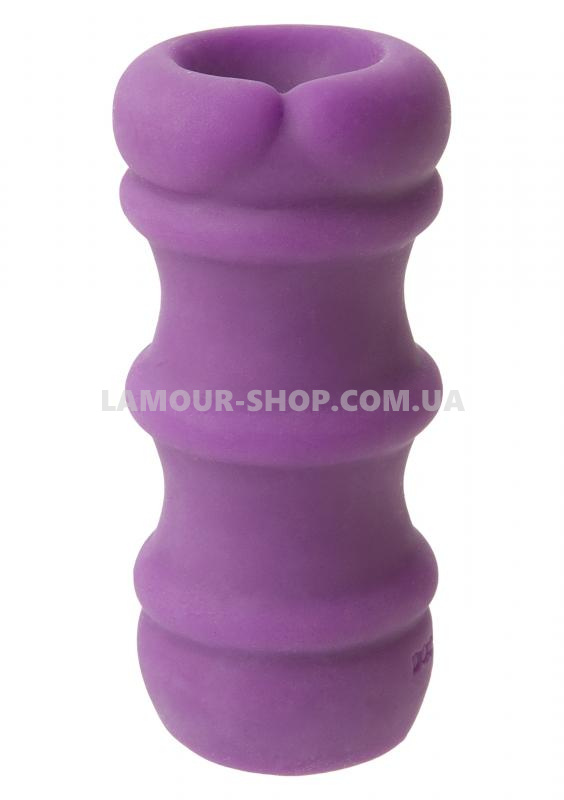 фото Мастурбатор Stroker Pleaser Massage Beads Purple