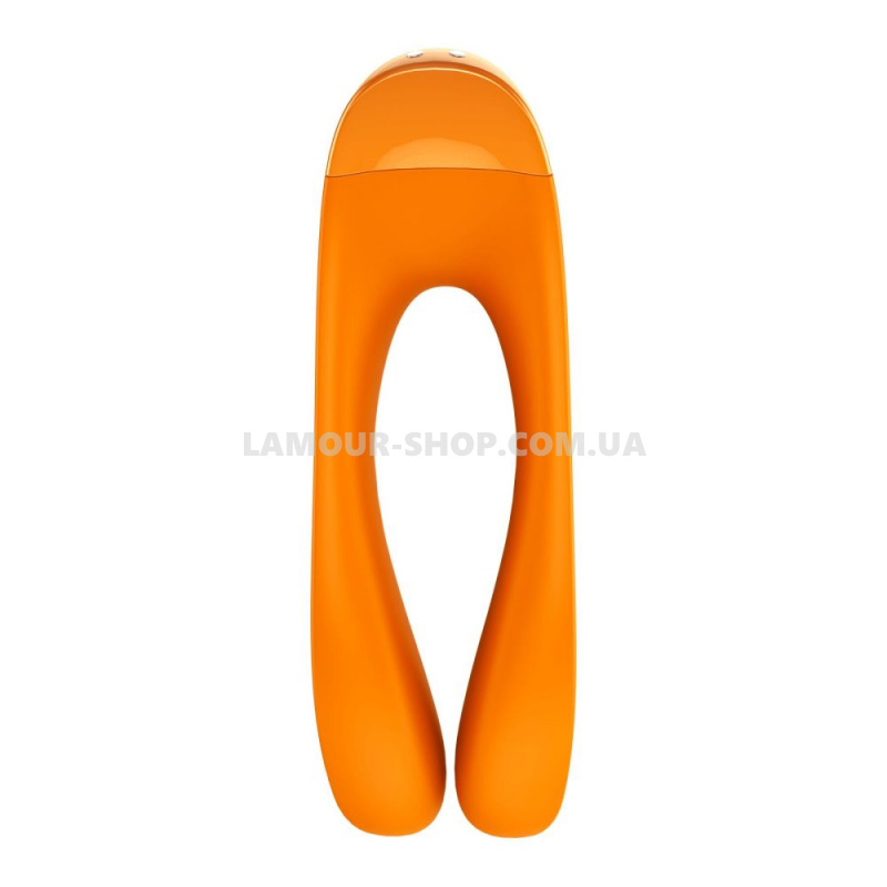 фото Вібратор на палець Satisfyer Candy Cane Orange