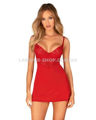 Пеньюар Obsessive Ingridia chemise & thong M/L Пеньюар Obsessive Ingridia chemise & thong M/L