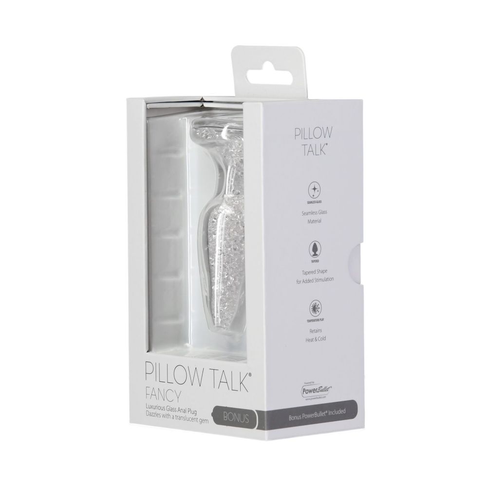 фото Скляна анальна пробка Pillow Talk – Fancy - Luxurious Glass Anal Plug