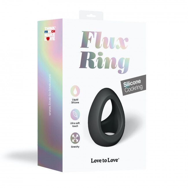 фото Ерекційне кільце подвійне Love To Love FLUX RING - BLACK ONYX