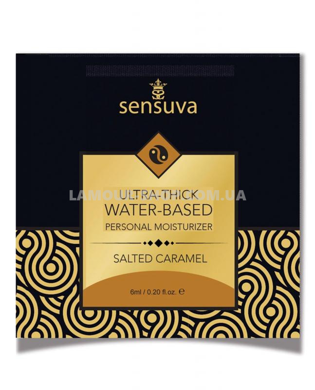 фото Пробник Sensuva - Ultra–Thick Water-Based Salted Caramel (6 мл)