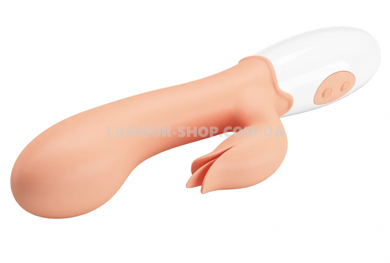 фото Вібратор із стимулятором клітора Pretty Love - Bloody Mary