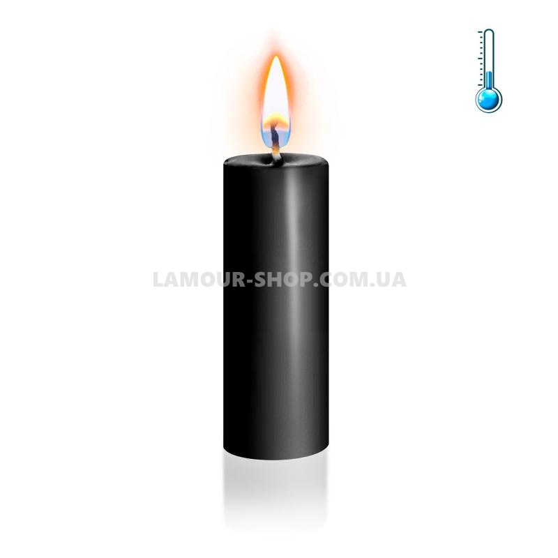 фото Чорна свічка воскова Art of Sex низькотемпературна S 10 см