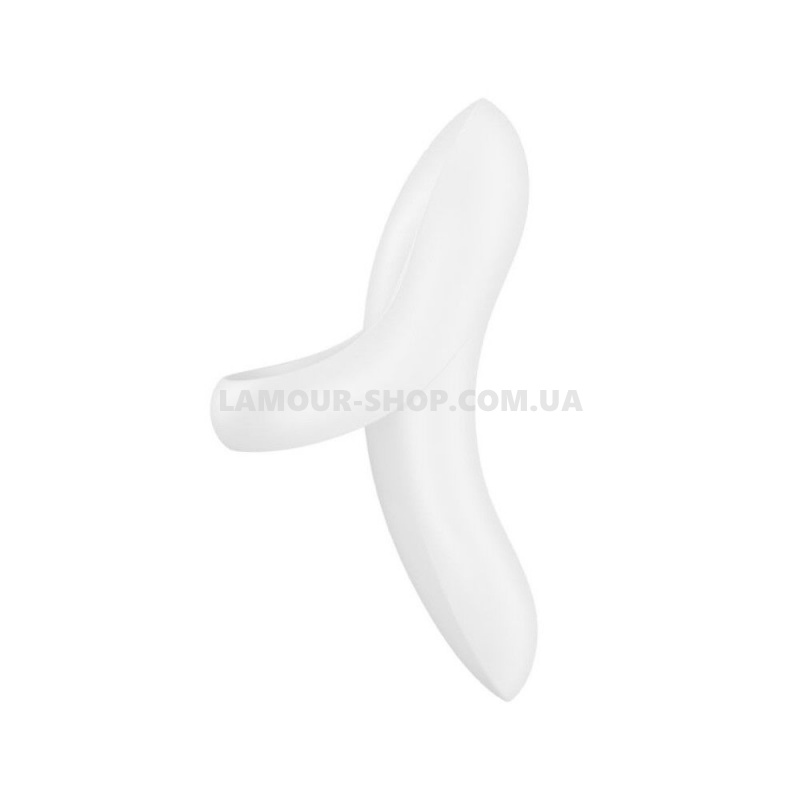 фото Вібратор на палець Satisfyer Bold Lover White, гнучкий