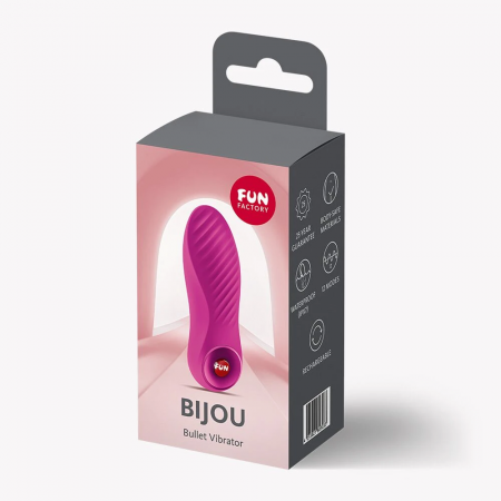 фото Вібратор  Fun Factory Bijou Magenta, 12 режимів вібрації