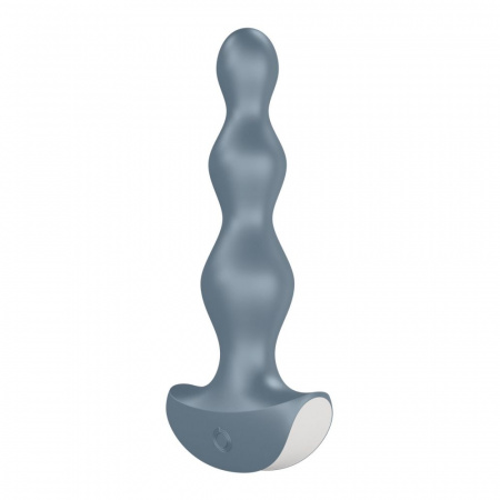 фото Анальний стимулятор-бусини з двома моторами Satisfyer Lolli-Plug 2 (ice blue)