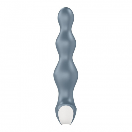 фото Анальний стимулятор-бусини з двома моторами Satisfyer Lolli-Plug 2 (ice blue)