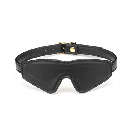 фото Маска на очі Liebe Seele Black Organosilicon Blindfold, екошкіра