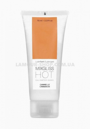 фото Лубрикант на водній основі MixGliss HOT CANNELLE (70 мл)