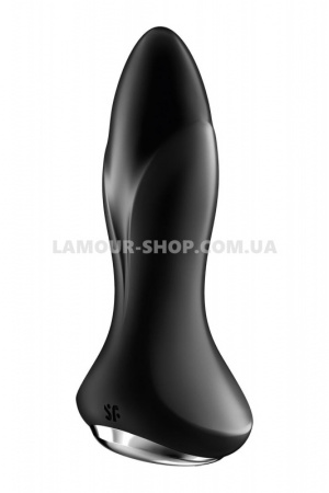 фото Анальна смарт вібропробка із перлинним масажем Satisfyer Rotator Plug 1+ Black