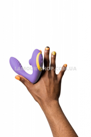 фото Вібратор для пар із вакуумною стимуляцією Romp REVERB