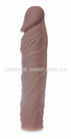 фото Насадка презерватив Boss Series-Perfect Sleeve Mulatto ( extends 4 cm )