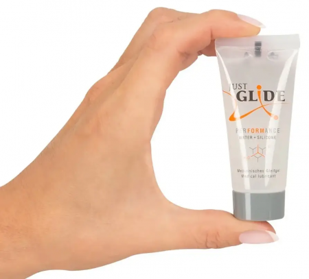 фото Гібридний гель-лубрикант Just Glide Performance, 20 ml