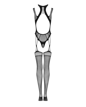 фото Бодістокінг з отворами Obsessive Bodystocking  black S/M/L, чорний