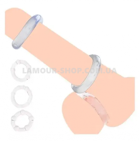 фото Набір ерекційних кілець Stay hard