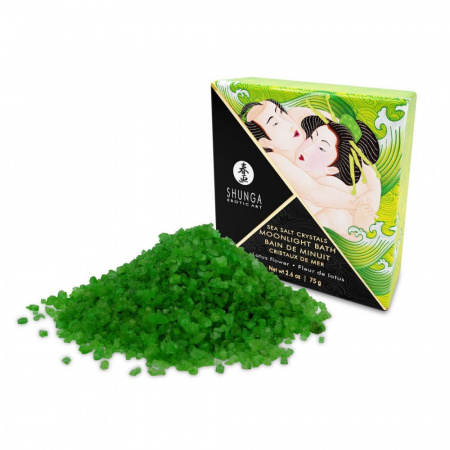 фото Сіль для ванни Shunga Moonlight Bath –Lotus Flower (75 гр),сіль Мертвого моря