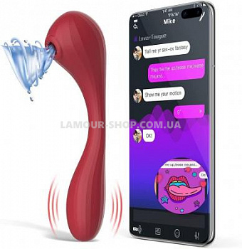 Вагінально-кліторальний стимулятор Magic Motion Bobi Red