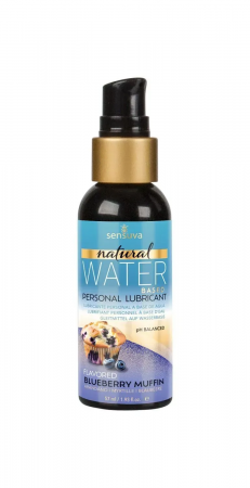 фото Смазка на водной основе Sensuva Natural Water-Based Blueberry Muffin 57мл