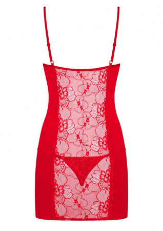 фото Комплект Heartina Chemise & Thong Red S/M