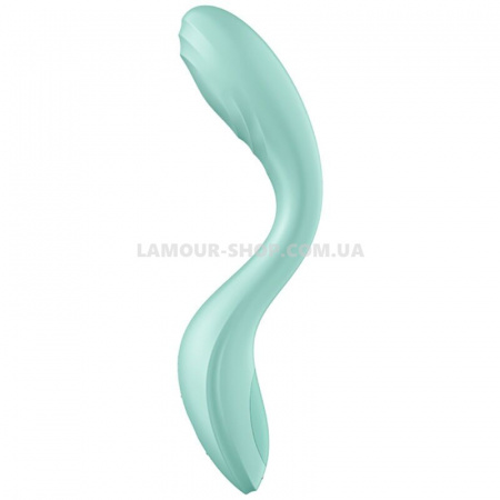 фото Вібратор із перловою стимуляцією точки G Satisfyer Rrrolling Pleasure Mint