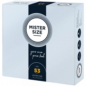 Презервативи Mister Size - pure feel - 53  товщина 0,05 мм