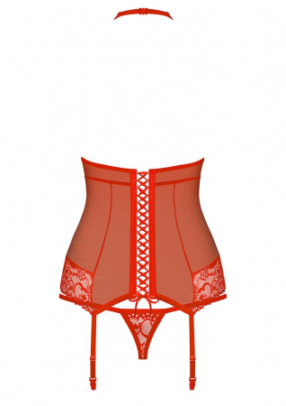 фото Корсет Corset & Thong Red S/M