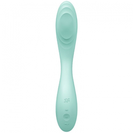 фото Вібратор із перловою стимуляцією точки G Satisfyer Rrrolling Pleasure Mint